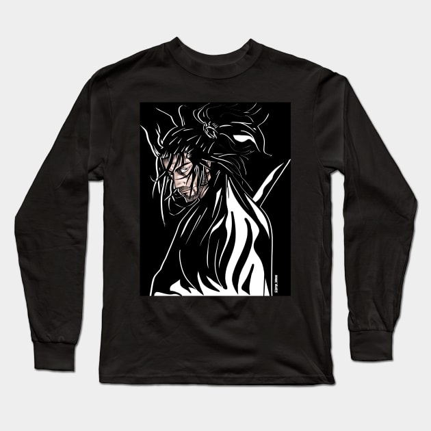 musashi miyamoto the ronin samurai Long Sleeve T-Shirt by jorge_lebeau